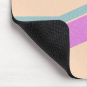 Retro-Streifen-Mauspad Mousepad (Ecke)