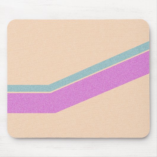 Retro-Streifen-Mauspad Mousepad (Vorne)