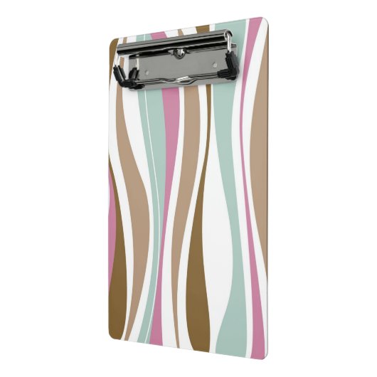 Retro Streifen Mini Klemmbrett (Gewinkelt2)