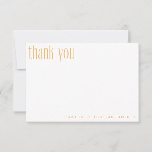 Retro Streifen Minze Korallenpfirsichpfirsichs Cus Dankeskarte (Vorderseite)