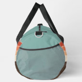 Retro-Streifen-Monogramm Duffle Bag (Rechts)