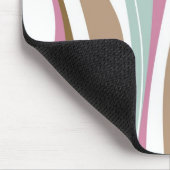 Retro Streifen Mousepad (Ecke)