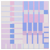 Retro Streifen Muster - Blau und Rosa Stoff (Nahaufnahme)