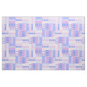 Retro Streifen Muster - Blau und Rosa Stoff (Fat Quarter (45,7 x 55,9 cm))