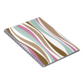 Retro Streifen Notizblock (Rechte Seite)