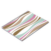 Retro Streifen Notizblock (Linke Seite)