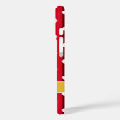 Retro-Streifen, Polka-Dot, Monogramm, Personalisie Case-Mate iPhone Hülle (Rückseite / Links)