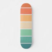 Retro-Streifen Skateboard (Vorne)