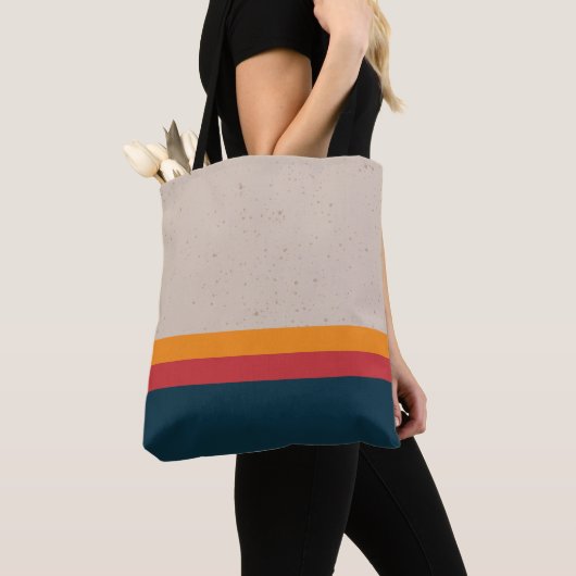 Retro-Streifen Sunset & Slate Tasche (Von Nahem)