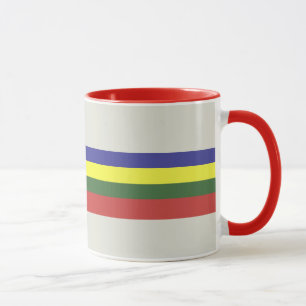 Retro-Streifen-Tasse Tasse