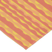 Retro-Streifen Tischdecke (Schrägansicht)