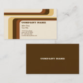 Retro Streifen: v.2: Visitenkarte (Vorne/Hinten)