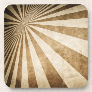 Retro-Streifenmuster-Hintergrund Untersetzer