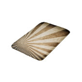 Retro Streifenmusterhintergrund Badematte (Schrägansicht)