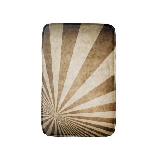 Retro Streifenmusterhintergrund Badematte (Vorderseite Vertikal)