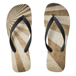 Retro Streifenmusterhintergrund Badesandalen
