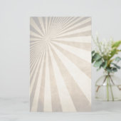 Retro Streifenmusterhintergrund Briefpapier (Stehend Vorderseite)