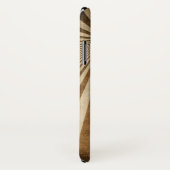 Retro Streifenmusterhintergrund Case-Mate iPhone Hülle (Hinten/Rechts)