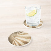 Retro Streifenmusterhintergrund Untersetzer (Seite)