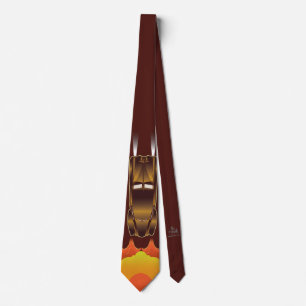 Retro Stretch Automobile Car Necktie Design Krawatte