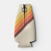 Retro Strichen mit Namen Flaschenkühler (Rückseite)