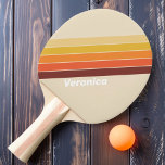 Retro Strichen mit Namen Tischtennis Schläger<br><div class="desc">Retro Striping Ping Pong Paddle, wo Vintage Eleganz und High-Energy-Gameplay zusammenkommen. Dieses Paddel verbindet klassisches Design mit moderner Performance und bietet eine einzigartige und stilvolle Erfahrung auf dem Tischtennistisch. Dieses Paddel besticht durch sein inspiriertes, im Retro-Stil gehaltenes Streifenmuster. Die klaren Linien und fetten Streifen schaffen einen visuell ansprechenden Look, der...</div>