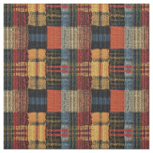 Retro Strick Patchwork - Gemütlicher Herbst Boho V Stoff (Muster)