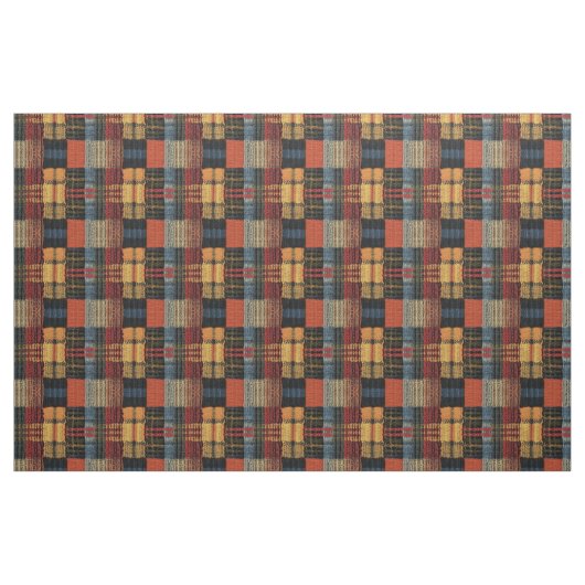 Retro Strick Patchwork - Gemütlicher Herbst Boho V Stoff (Fat Quarter (45,7 x 55,9 cm))