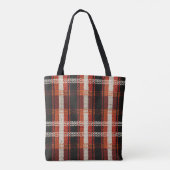 Retro Strick Patchwork - Gemütlicher Herbstboho Vi Tasche (Rückseite)