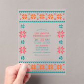 Retro Strick Ugly Sweater Weihnachtsfest Party Acryleinladungen (Insitu (Handheld))