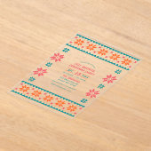 Retro Strick Ugly Sweater Weihnachtsfest Party Acryleinladungen (Ablage )