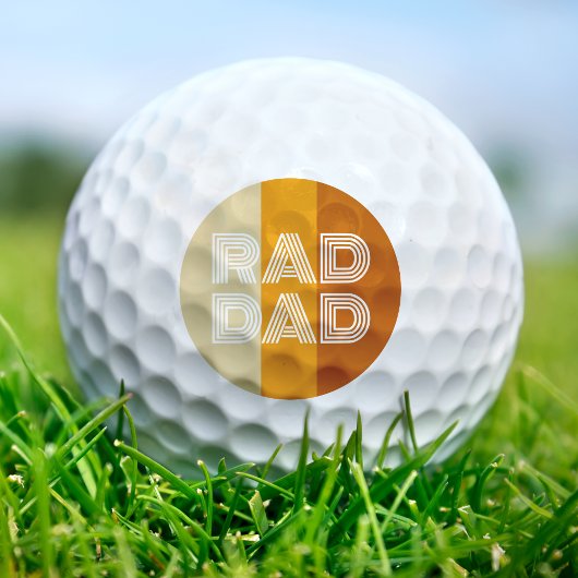 Retro Strip Krasser Vater Golfball