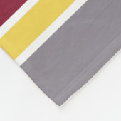 Retro Strip Muster Fleece Blanket (Ecke)