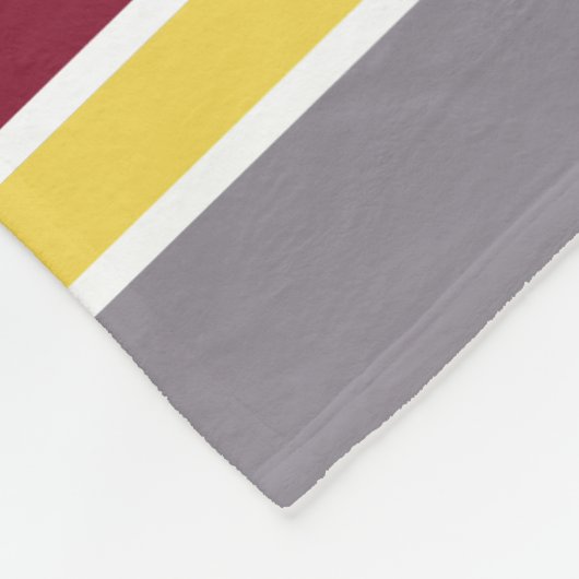 Retro Strip Muster Fleece Blanket (Ecke)