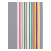 Retro Strip Muster Tablecloth Tischdecke (Vorderseite)