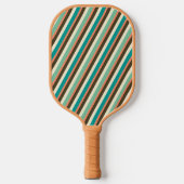 Retro Strip Pickleball Paddle (Vorderseite)
