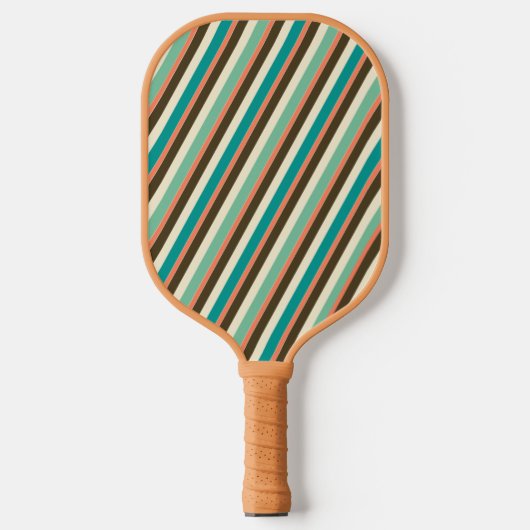 Retro Strip Pickleball Paddle (Vorderseite)