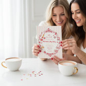 Retro Stripe Galentine's Invitation Einladung