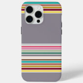 Retro Stripe Muster iPhone / iPad Case (Rückseite)
