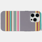 Retro Stripe Muster iPhone / iPad Case (Rückseite (Horizontal))