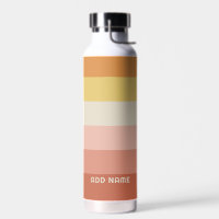 Retro Stripe Muster Korallenrosa Vintages Ambiente