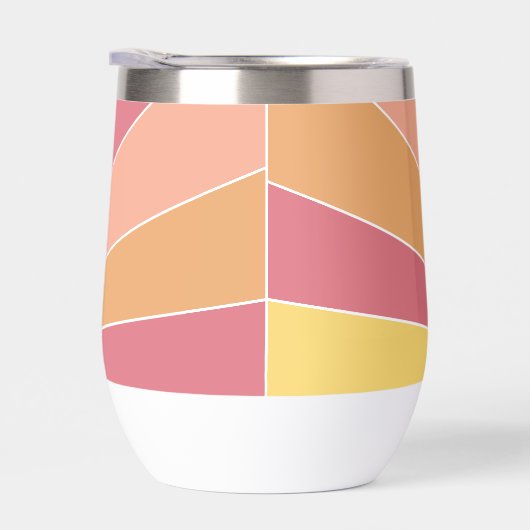 Retro Stripe sunrise - pastellfarbener Regenbogens (Rechts)