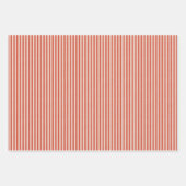 Retro striped boho wrapping paper for Christmas Geschenkpapier Set (Vorderseite)