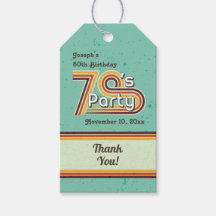 Retro Striped Party der 70er