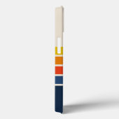 Retro Striped Pattern 70's 80's Case-Mate iPhone Hülle (Rückseite / Rechts)