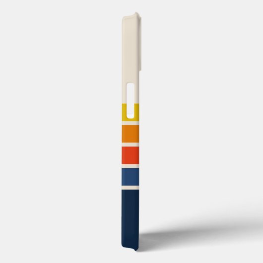 Retro Striped Pattern 70's 80's Case-Mate iPhone Hülle (Rückseite / Rechts)