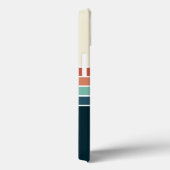 Retro Striped Pattern 70's 80's, Colorful Case-Mate iPhone Hülle (Rückseite / Rechts)