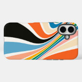Retro Stripes Abstrakt iPhone/iPad Gehäuse Case-Mate iPhone Hülle (Rückseite (Horizontal))