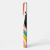 Retro Stripes Abstrakt iPhone/iPad Gehäuse iPhone Hülle (Linke Seite)