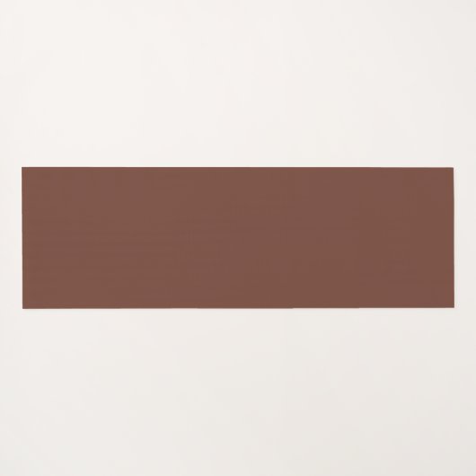 Retro Stripes Custom Name Yogamatte (Rückseite (Horizontal))